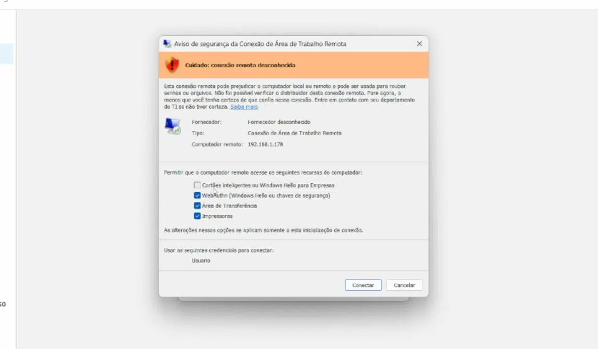 Como Resolver o Aviso de Segurança de Conexão Remota (RDP) no Windows